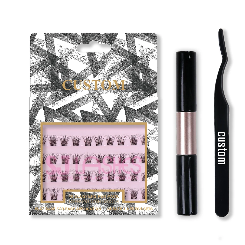 Pre Fan Eyelashes Wholesale Individual Flare Eyelashes Extension Cluster Lashes