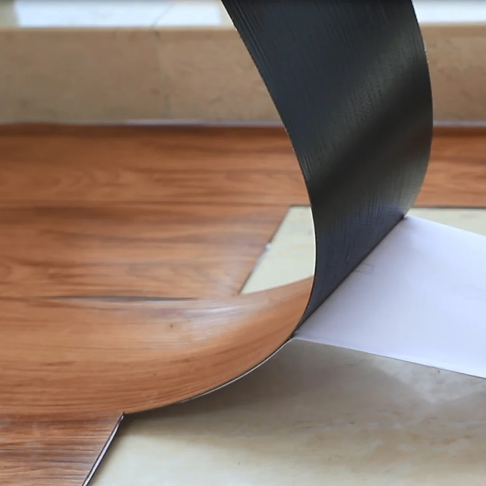 Self-adhesive marble wood lvp vinyl plank pvc tiles self adhesive floor