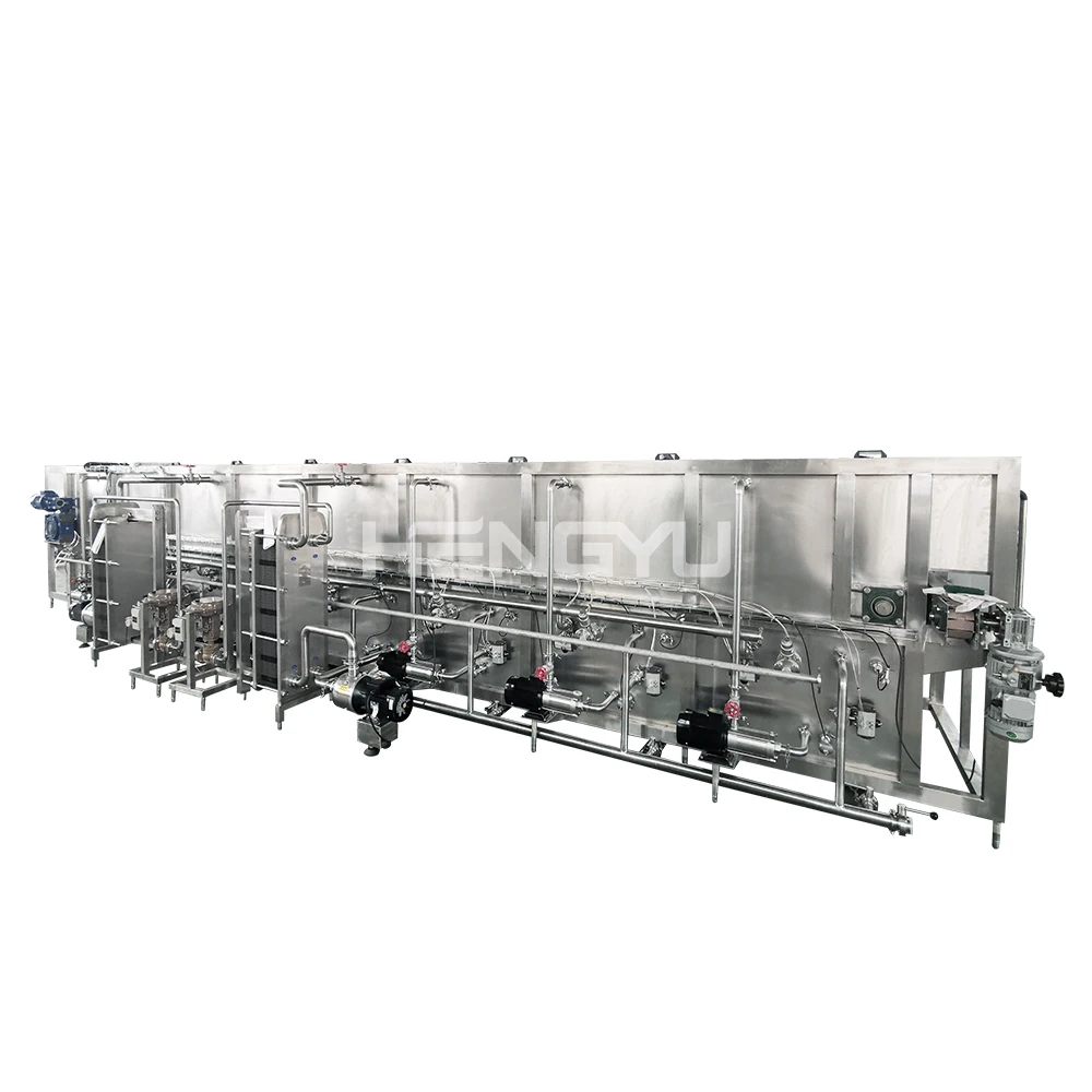 Small Tunnel Pasteurization And Cooling Tunnel Hot Water Circulation Pasteurizer Disinfect Pasteurizer For Beer