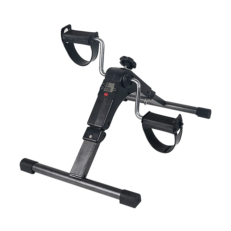 Jipetal New Stock Arrival JPT-PE-D01 Four Anti-Slip Rubber Pads Prevent Sliding Folding Pedal Exerciser With Electronic Display