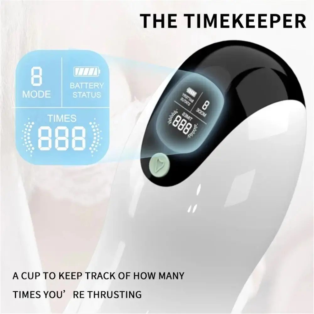 Best Selling Smart Counting Silicone Male Masturbating Sexy Adult Products Machines Sucking Sound Vibrating Masturbation