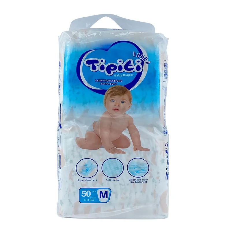 Wholesale Factory Price Disposable Super Breathable Cotton Topsheet Baby Nappies Diaper