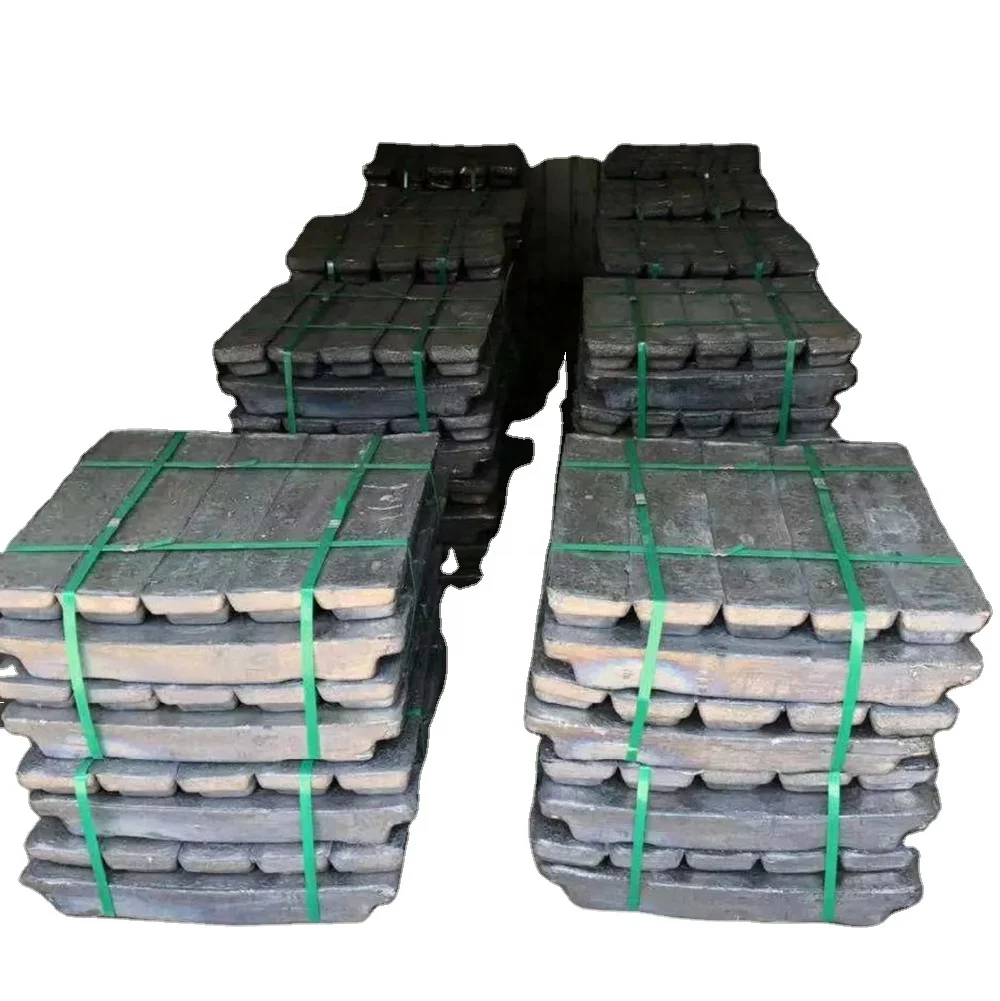 Lead ingot 99.99% Pb99.990 standard model with high purity supply