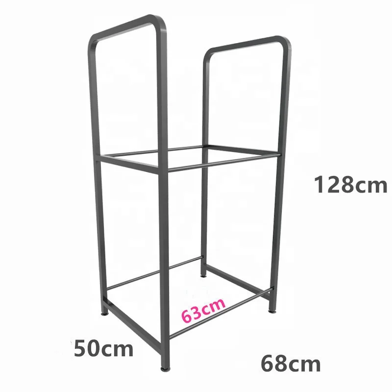 High Quality 2 Tiers Garage Shop Truck Motorcycle Passenger Car Wheel Tires Rim Metal Storage Display Stand Rack