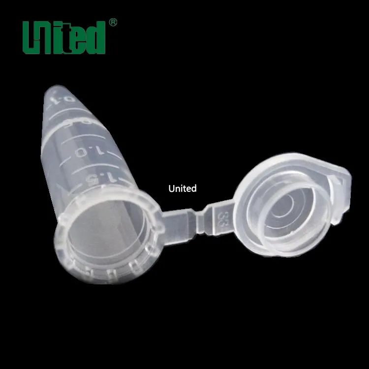 Conical Microcentrifuge 1.5ml micro transparent  centrifuge tubes