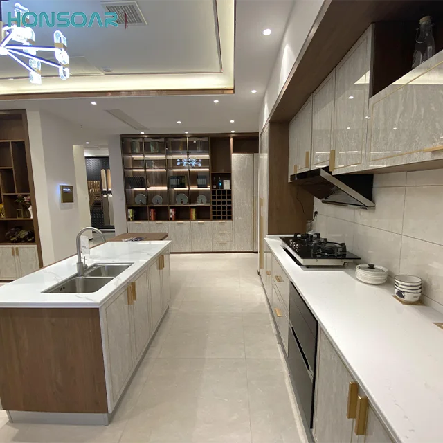 Island Kitchen Cabinets Hot Sell High Quality Cabinet double sided kitchen cabinets