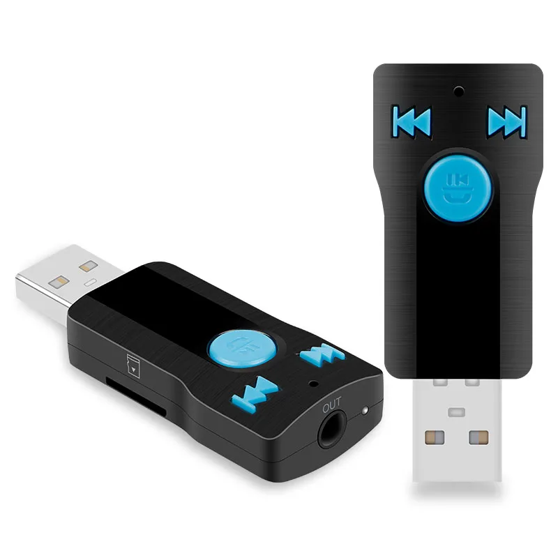 Свободные руки aux Выход Bluetooth USB приемник для