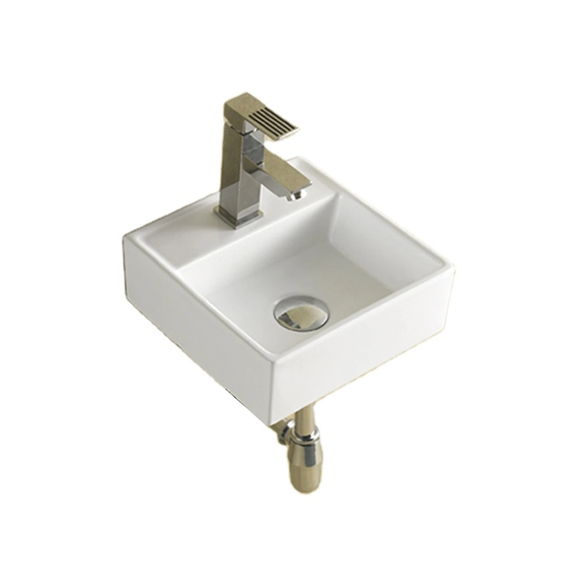 First-8381 Luxury Designs Ceramic Lavabo Bathroom Sinks Wall Hung Wash Basin