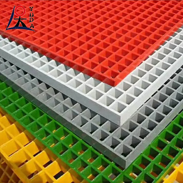 Customized plastic mesh floor/plastic drainage grate plain style steel grating
