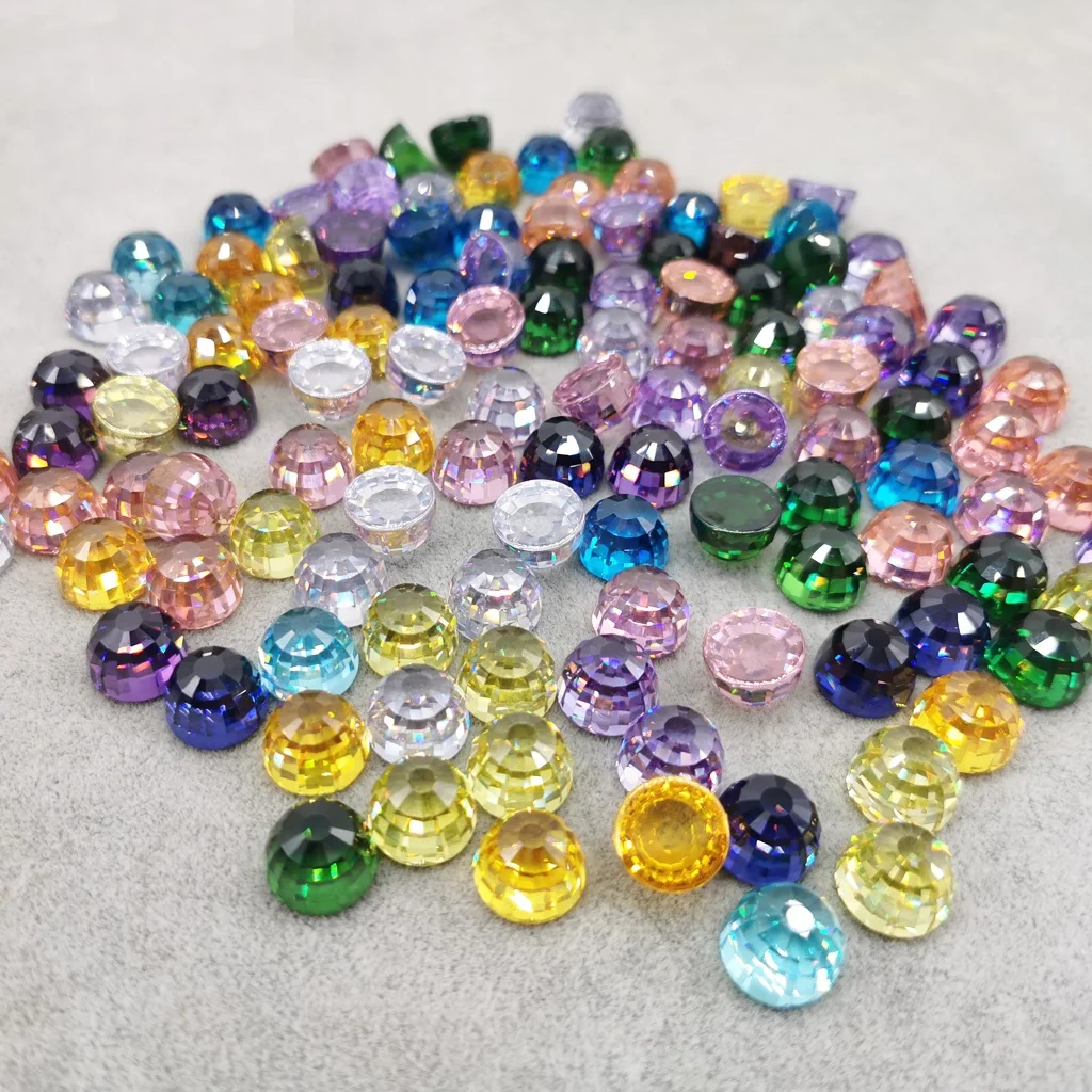 Baifu jewelry loose gemstone bullet shape kunzite zirconia beads