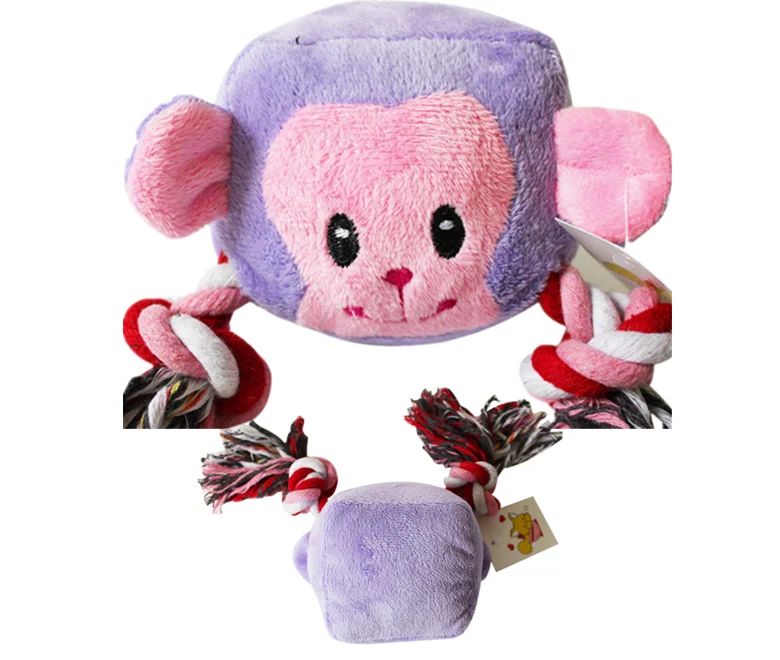 
Pet toys free samples Mahjong Monkey for dog ,pet product realistic plush toy dog 