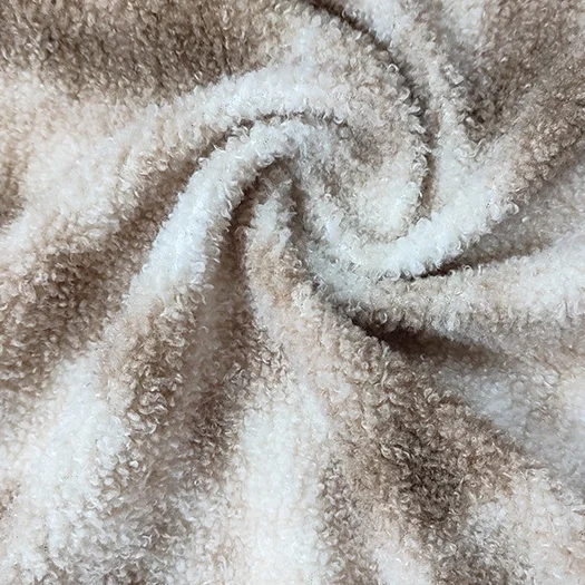 Hot selling tie dyed teddy bear faux fur fleece 100 polyester plush sherpa fleece fabric