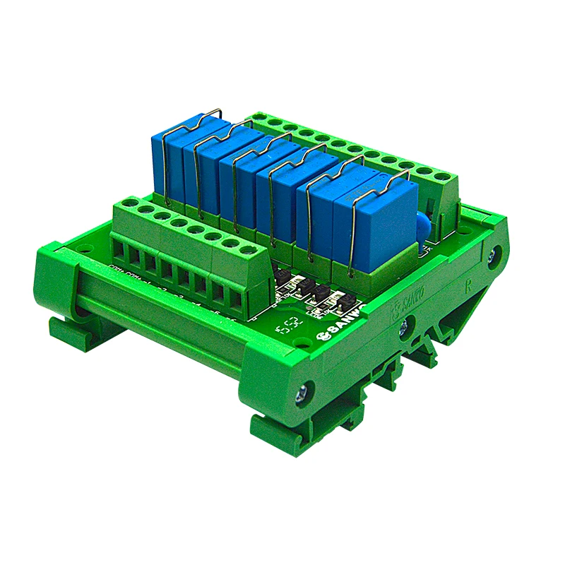 Tyco 6-channel 12V safety relay control module signal is divided into NPN and PNP non-universal single-chip microcomputer