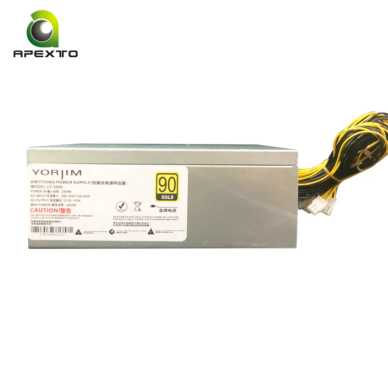 
 Блок питания для майнинга биткоинов LY 2000 Вт, Импульсный блок питания bitmain, блок питания для майнинга  