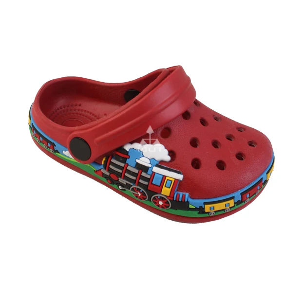 Fashion New Design Animal Pattern Children EVA PVC Garden Clogs Injection Mul-color Kids Clogs