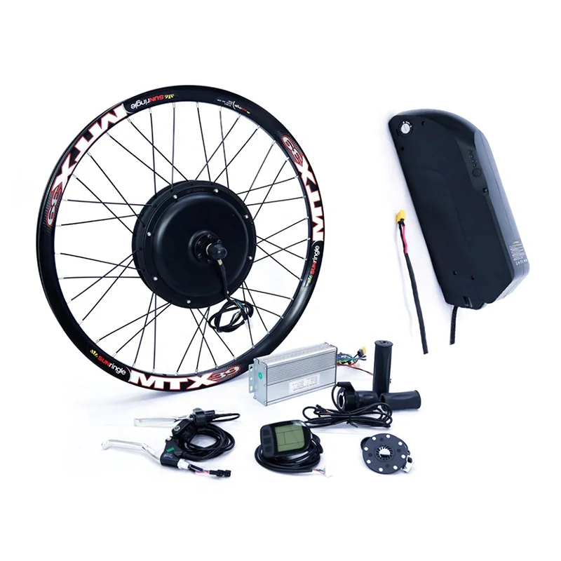48v 2000w ebike e bike electric bike hub motor conversion kit with battery
