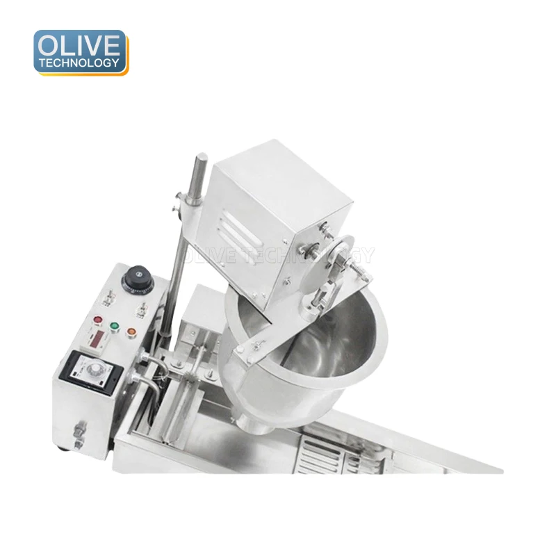 Automated Design Single Row Donut Maker Machine Donut Fryer Machine Automatic Machine De Donuts