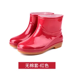 Wholesale Cheap Fashion Woman Yeezy Rain Boots 2022 Custom Waterproof Pvc Plastic Rain Boots For Women