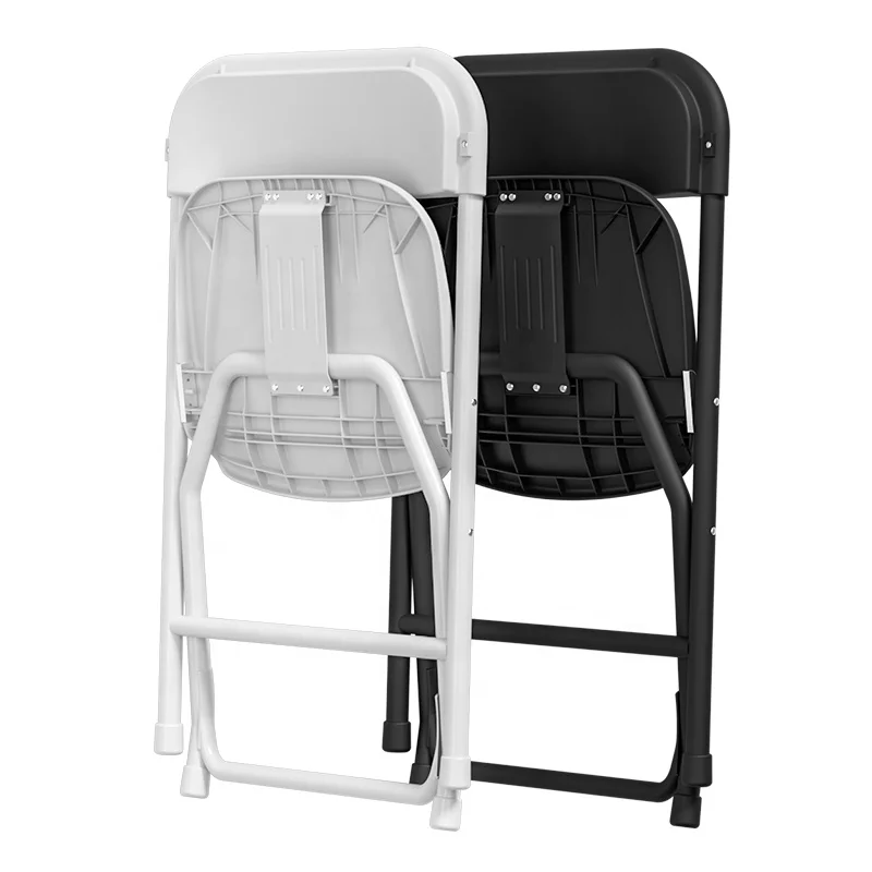 Benjia Cheap sale High Quality Small Black White Folding  Kids Chair Stackable for Party