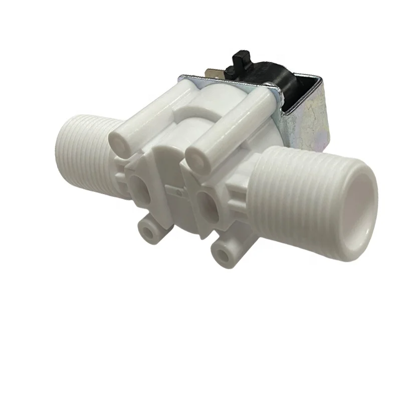 24V DC Solenoid Valve Electric Current Electromagnetic Normally Close  One Way Plastic Valve Inlet Water Solenoid Valve