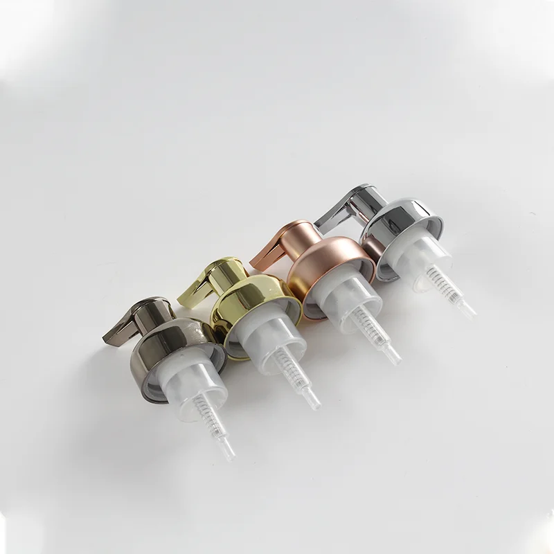 Rose golden color  44/410 foaming Soap Pump Dispensers ABS Spring Soap and Lotion Dispensers Pump