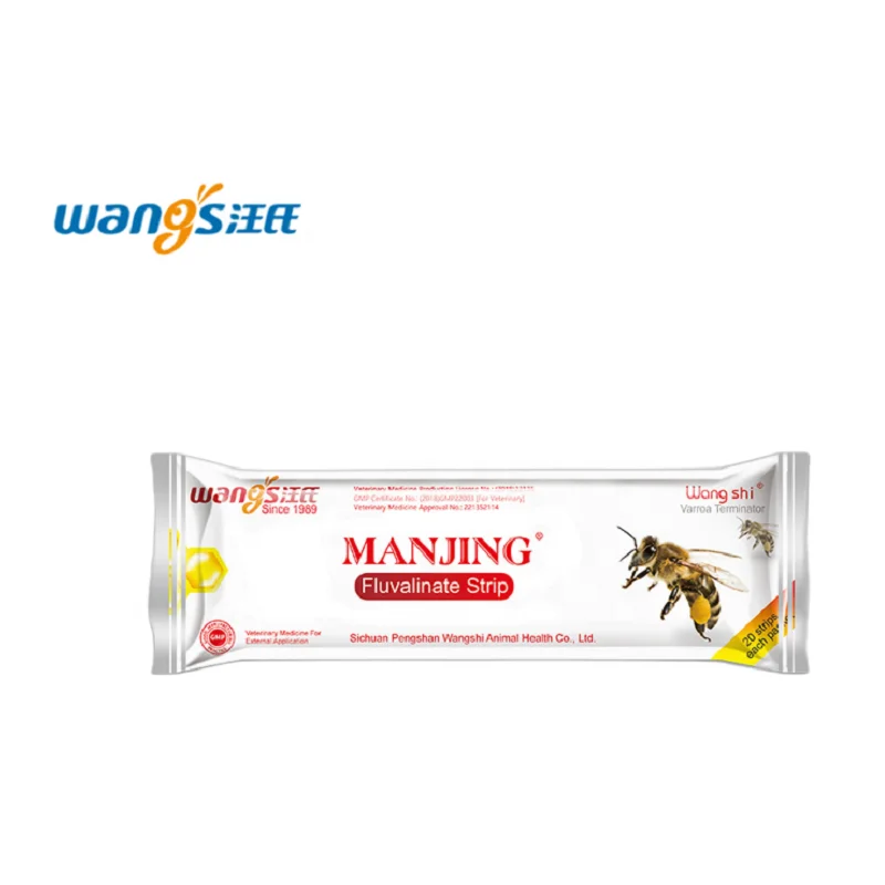 20 полосок в упаковке Wangshi медицинская пчела/MANJING Fluvalinate Strip Varroa Mite лечение
