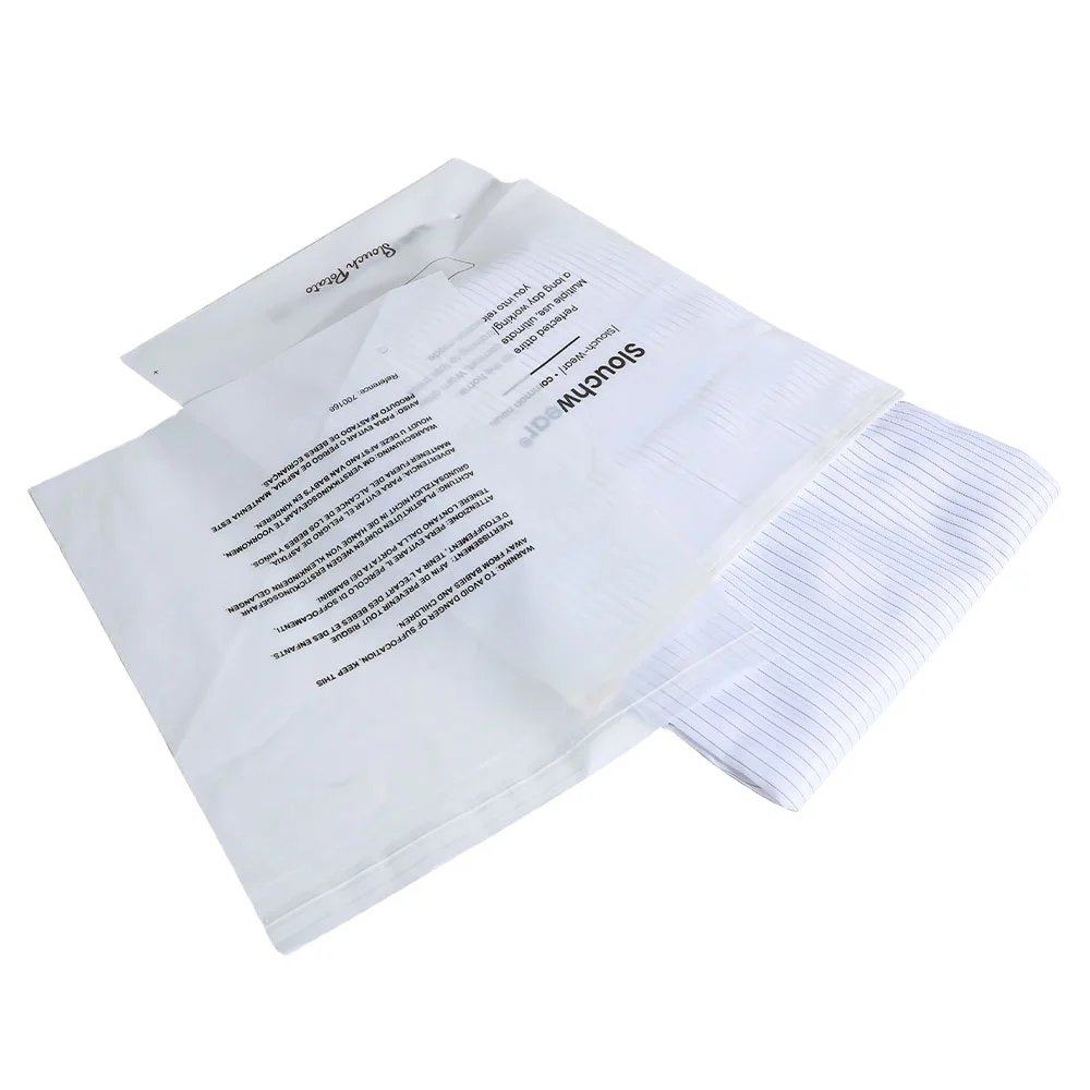 XCGS Factory PBAT PLA Custom Logo 100% Biodegradable Zipper Bags For Clothing Shipping Packaging Bag