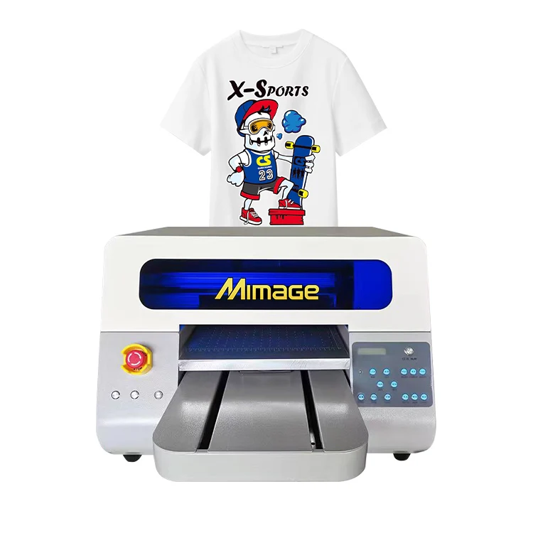 Mimage new design A3 DTG printer tshirt plotter direct printing cotton t-shirts machine price