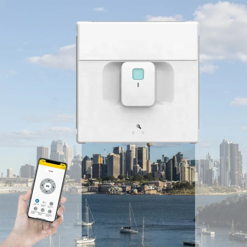 2600pa Automatically Clean Intelligent Edge Detection Wireless Window Cleaner Robot Mop