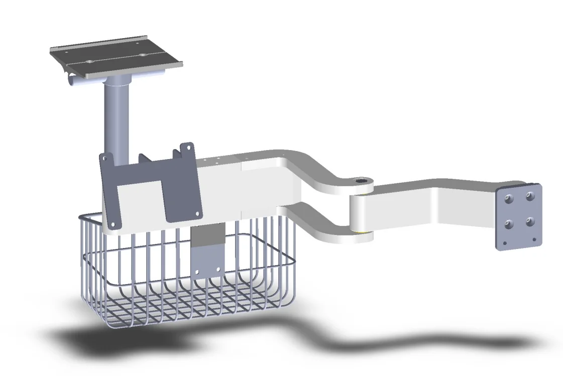 Chinahospital trolley medical stand patient monitor wall mounted  bracket for monitor