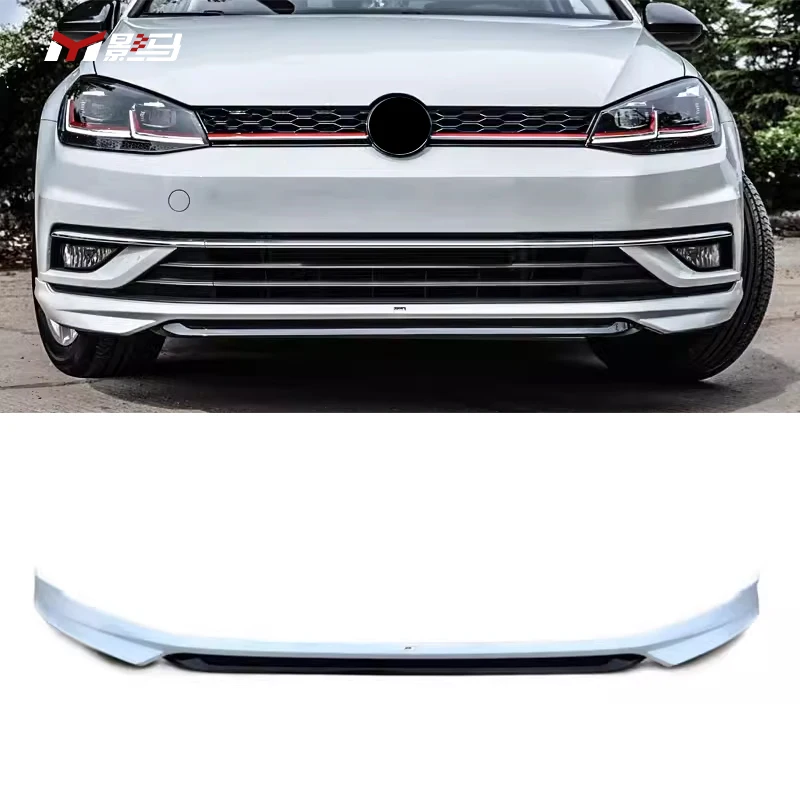 ABT Style Front Spoilers Splitter Front Lip Front Bumper Lip Spoiler For vw vii golf 7 GOLF 7.5 MK7 MK7.5 body kit