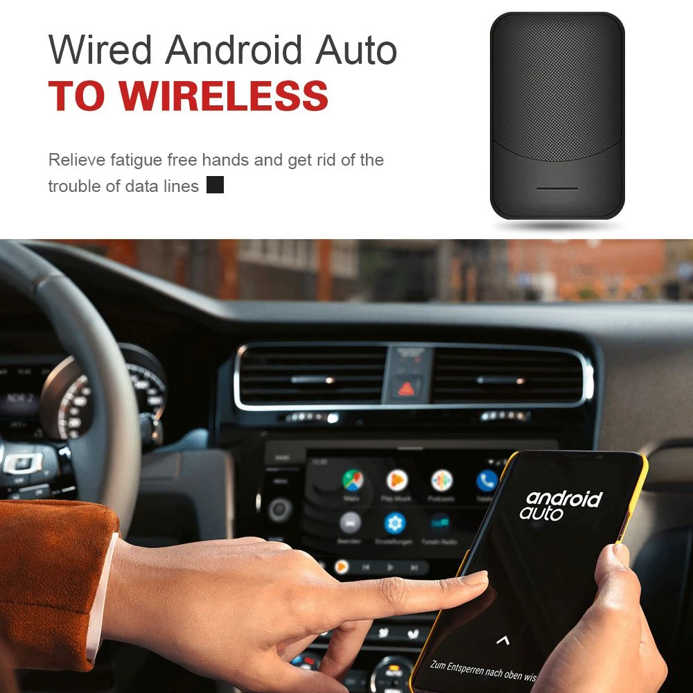 Оригинальный адаптер Topleo Connect CarPlay Интеллектуальный голосовой Универсальный магический android auto carplay ai box беспроводной