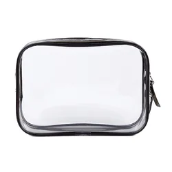 Waterproof Colorful Toilet Travel Pouch Tote Travel Toiletries Bags Portable Transparent PVC Cosmetic Bag