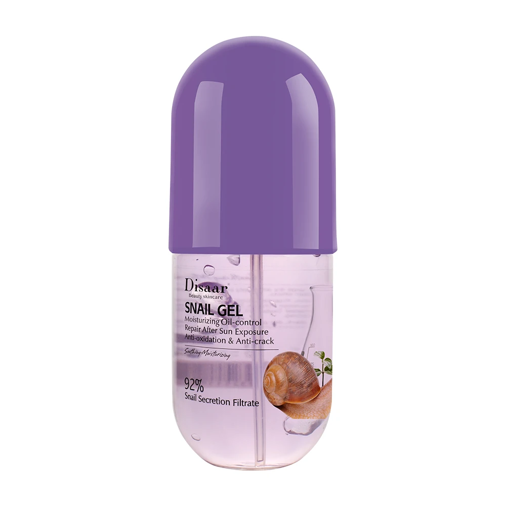 Disaar Skin Care Snail Gel Moisturizing Oil-control 92% Face Repair Snail Soothing Gel