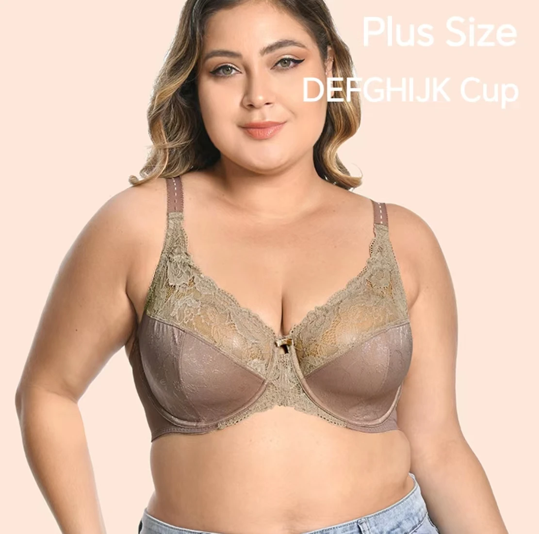 Plus Size Bra for Women Sexy K Cup