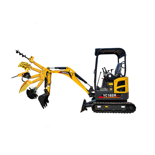 For sale chinese yuchai Crawler Digger Versatile Crawler Digger 1.8ton 14.5KW diesel mini excavator