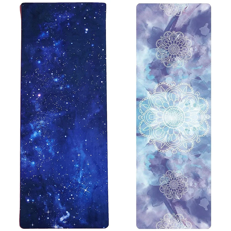 Hot Selling Durable 1.5mm Pilates Suede Mats Custom Logo Eco-friendly Natural Rubber Suede Sticky Yoga Mat