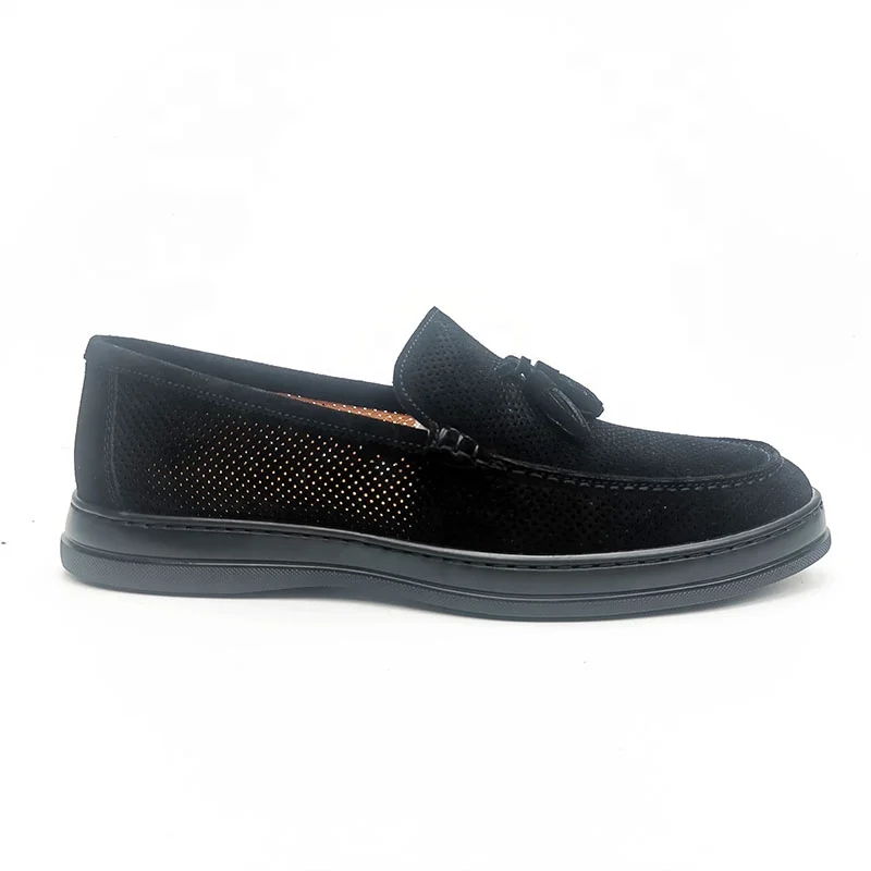 Driving Loafers Business Dress Shoes & Oxfords Flat Formal Shoes For Men Genuine Leather