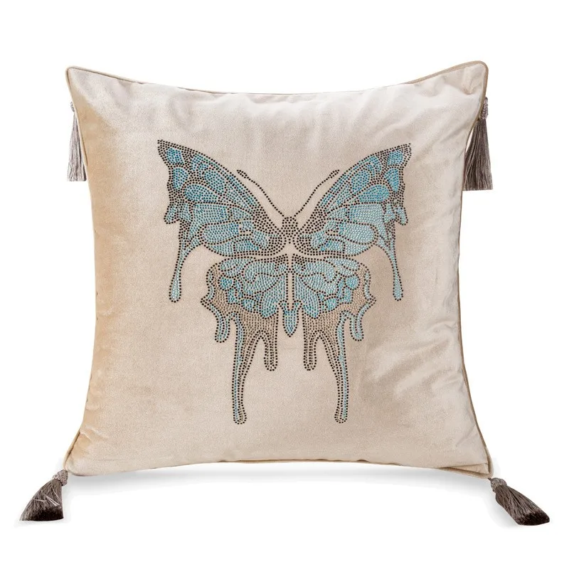Blank velvet pillow cushion cover for home textile