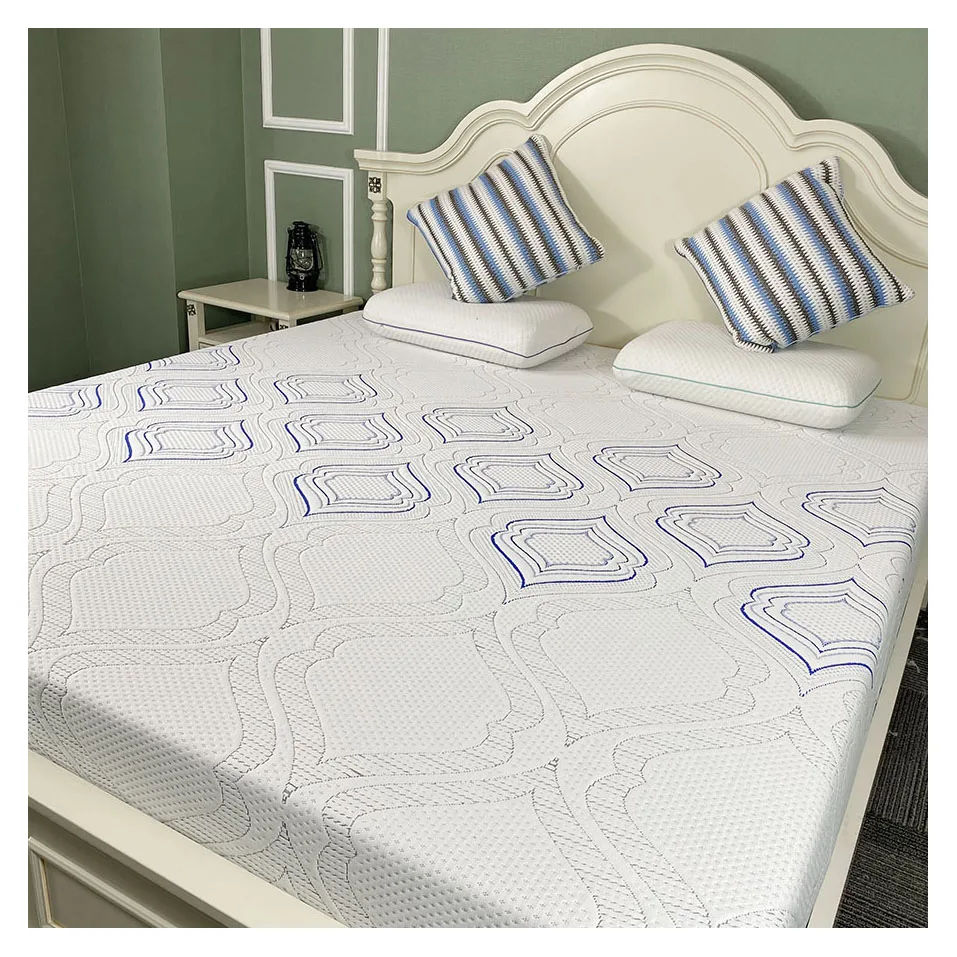 2023 New Style 600D Factory Directly Knitted Jacquard Mattress Fabric With Viscose Fibre