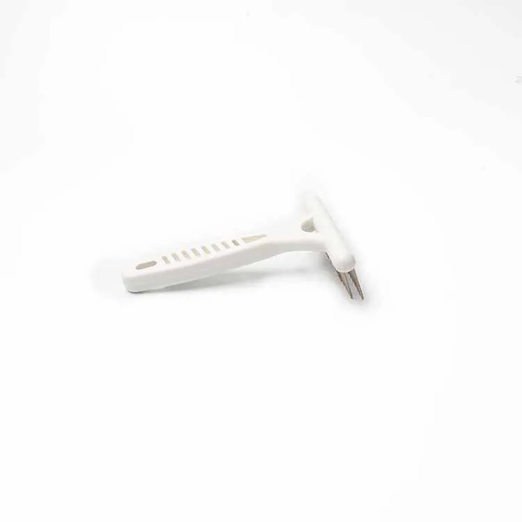 The most popular modern design stainless steel grooming comb pet lice dematting comb dematting comb