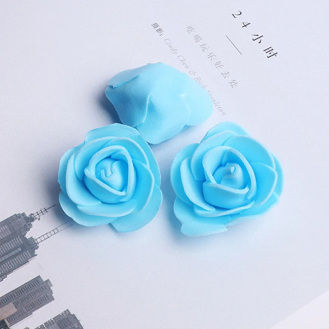 Manufacturer Wholesale Soap Flower Head Simulation Flower Rose Head Diy Base Soap Flower Head