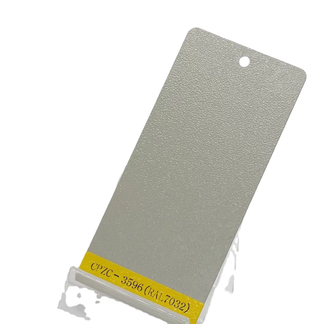 Epoxy Polyester Ral 7032 7035 Wrinkle and Smooth for Cabinet Spray Coating Powder Coating