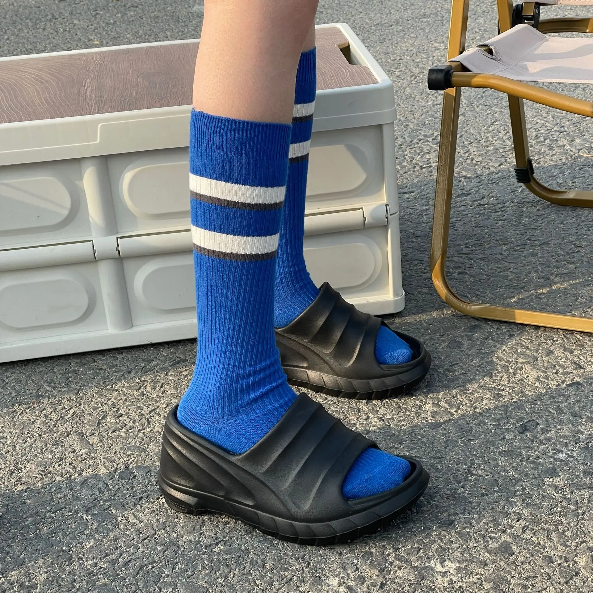 2024 Summer Platform Sandals for Women Fashion Casual  Wedges Slippers Thick Bottom Open Toe Outdoor  Woman Walking Shoes