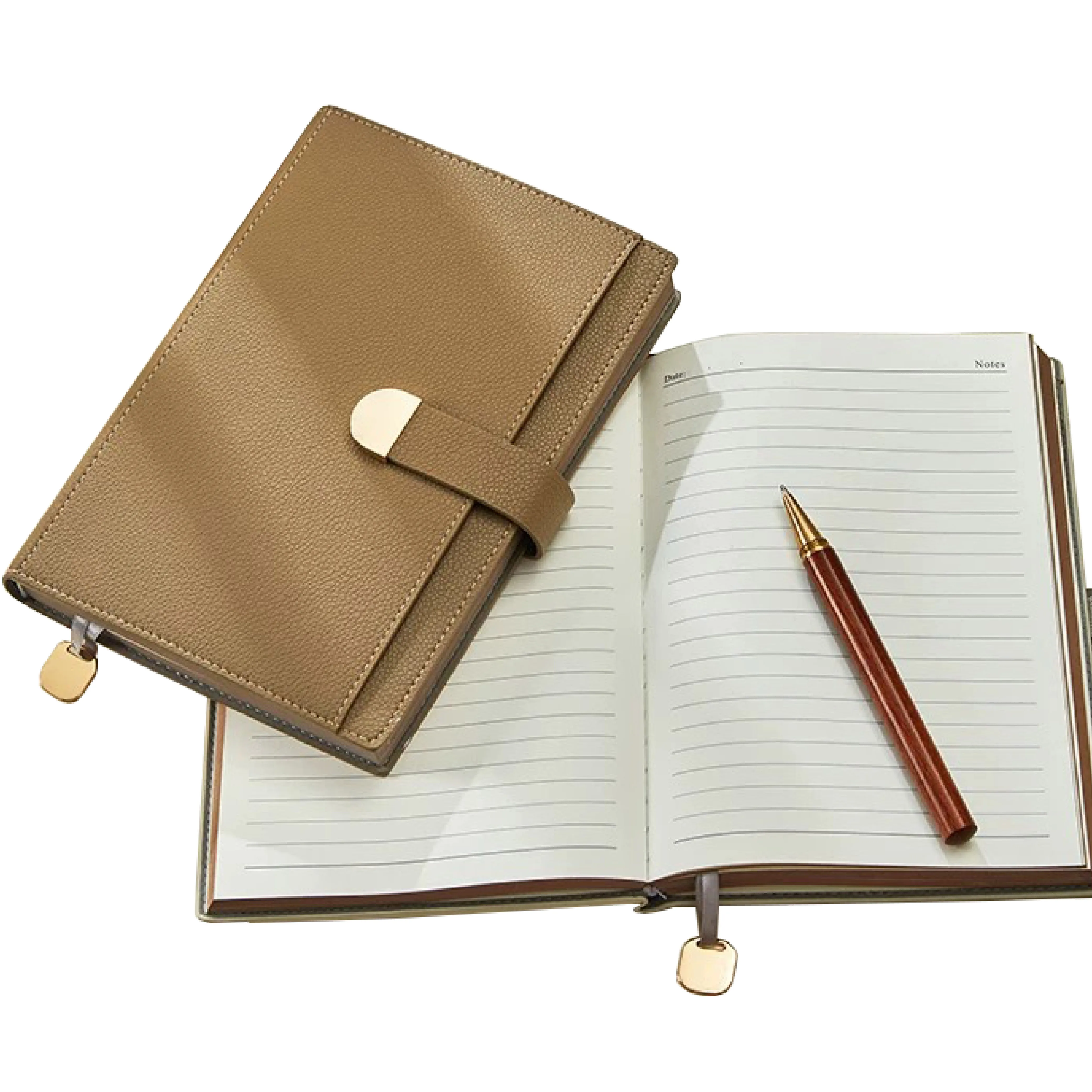 Personalized Custom logo color Notebook composition Custom print diary green a5 lined monthly goal journal writing notebooks