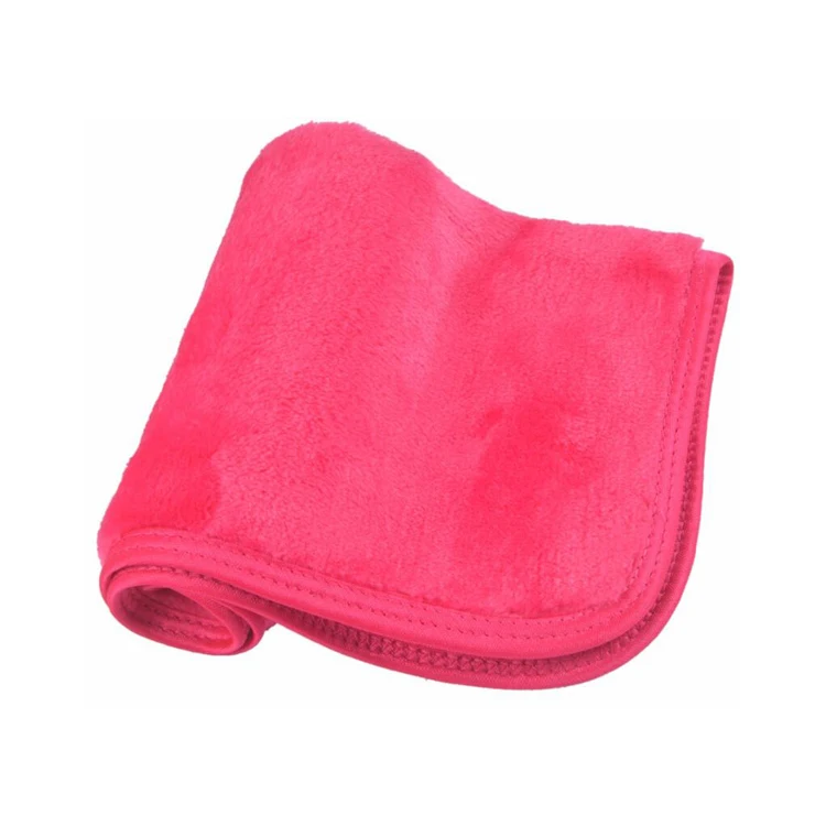 Soft Women Microfiber Make Up Cloth Flannel Face Makeup Remover Towel
