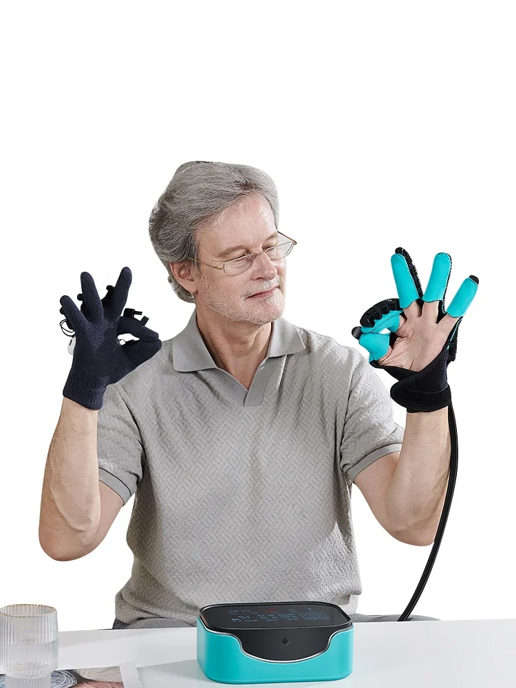 New hot sale hand stroke hemiplegia rehabilitation hand Fingers train equipment robot gloves