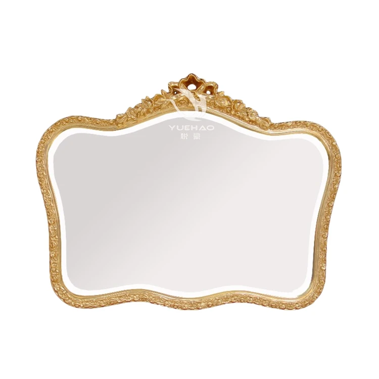 Manufacturer OEM  High Quality Antique Mirror Frame Bathroom Wall Decorative