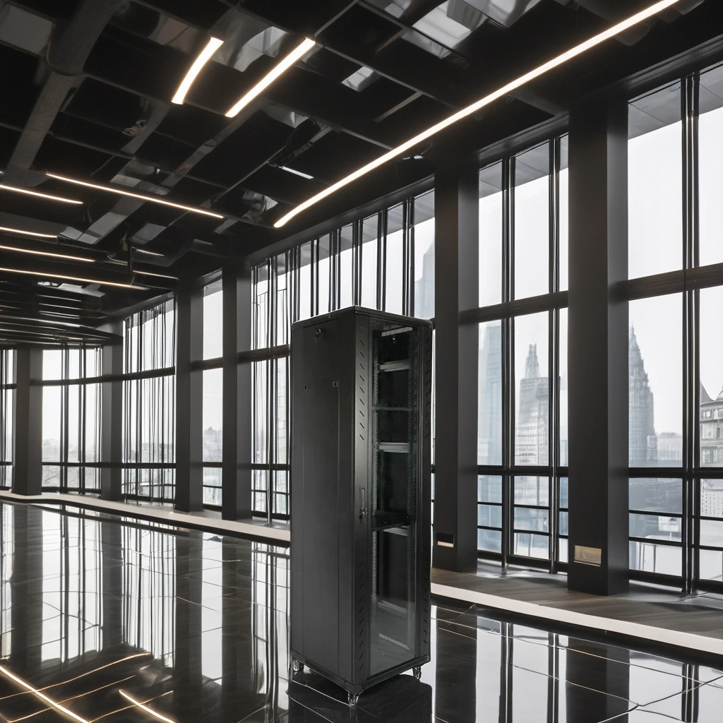 Zmaxing Floor Standing Series 42u Network Cabinet Black Server Rack Cabinet