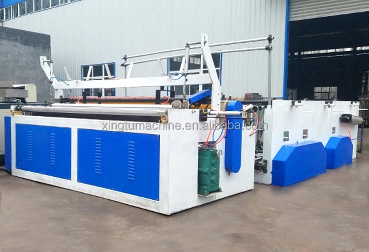 2200 semi automatic small toilet paper making machine complete production line